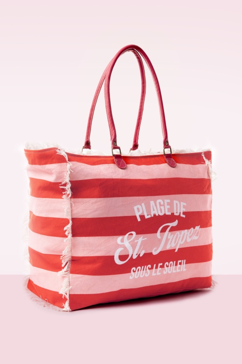 Myra Bags - Saint Tropez Weekender tas in rood 2