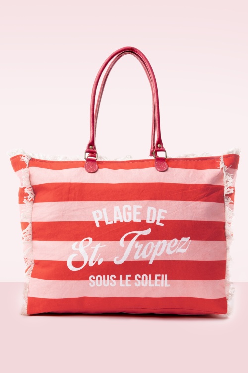 Myra Bags - Saint Tropez Weekender tas in rood