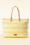 Myra Bags - Saint Tropez Weekender tas in geel en wit 4