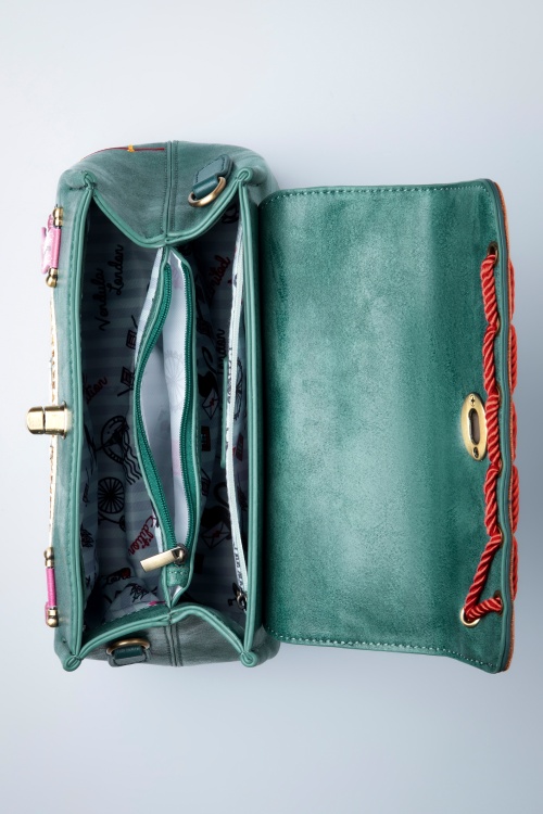Vendula - Shakespeare's Theatre: Hamlet Mini Grace tas in blauw 4