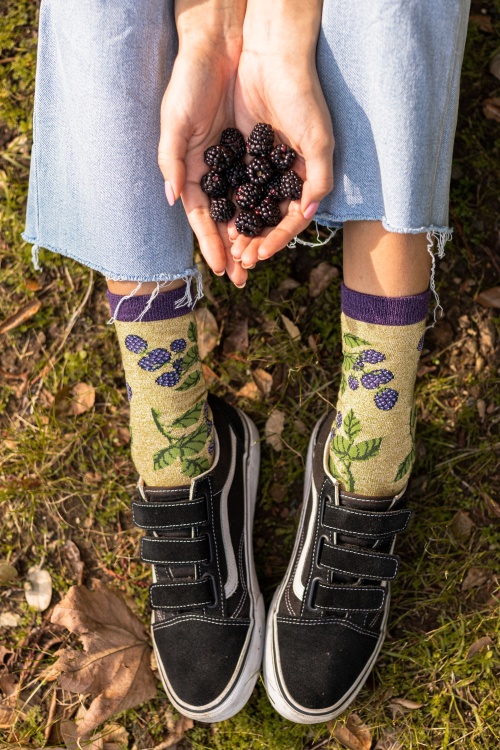 Socksmith - Bunch of Blackberries Bamboo sokken 2