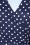 Vintage Chic for Topvintage - Colette Polka Dot Swing Dress in Navy 2