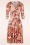 Vintage Chic for Topvintage - Aria Floral Swing Dress in Peach