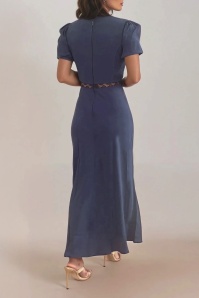 Timeless - Kimberley maxi jurk in navy en zwart 4
