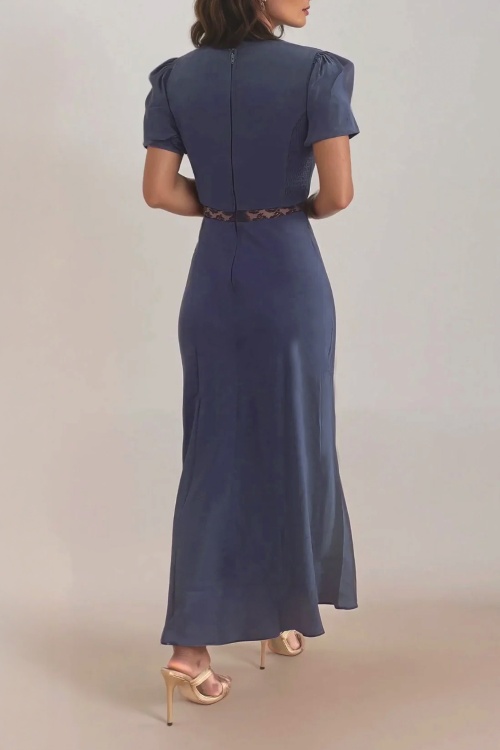 Timeless - Kimberley maxi jurk in navy en zwart 4