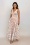 Timeless - Lysandra Vintage Floral Midi Dress in Pink