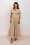 Timeless - Alba Floral midi jurk in zachtgeel