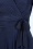Vintage Chic for Topvintage - Irene Cross Over Swing Dress in Navy 2