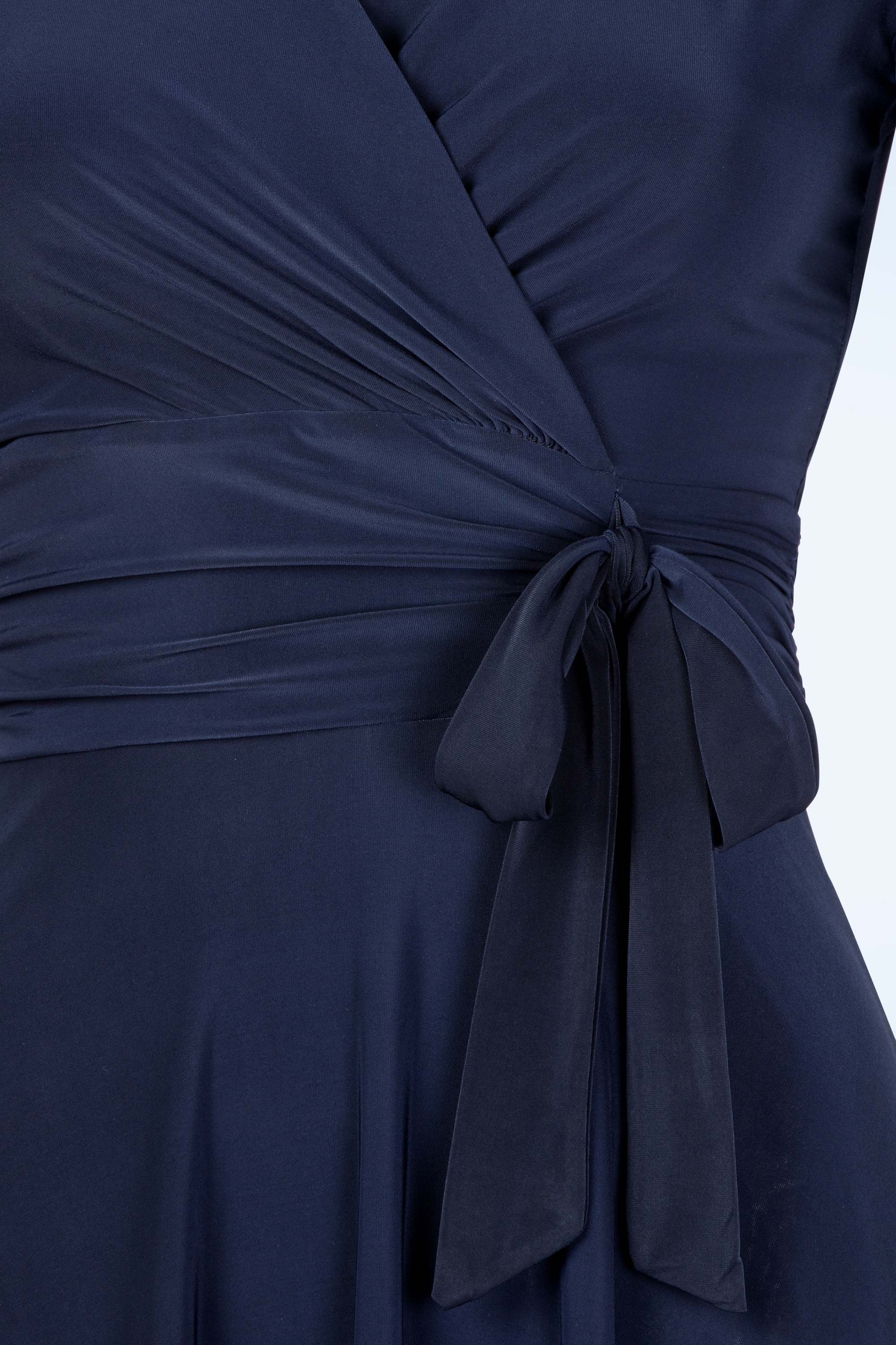 Vintage Chic for Topvintage - Irene Cross Over Swing Dress in Navy 2