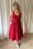 Timeless - Lolita midi jurk in lippenstift rood
