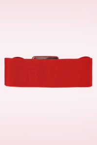 Banned Retro - Damen Day Out Quadratischer Gürtel in Rot 2
