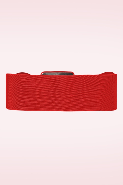 Banned Retro - Damen Day Out Quadratischer Gürtel in Rot 2