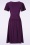 Vintage Chic for Topvintage - Sadie Slinky Swingkleid in Aubergine 3