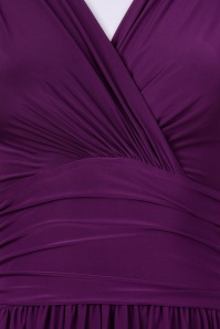 Vintage Chic for Topvintage - Sadie Slinky Swingkleid in Aubergine 2