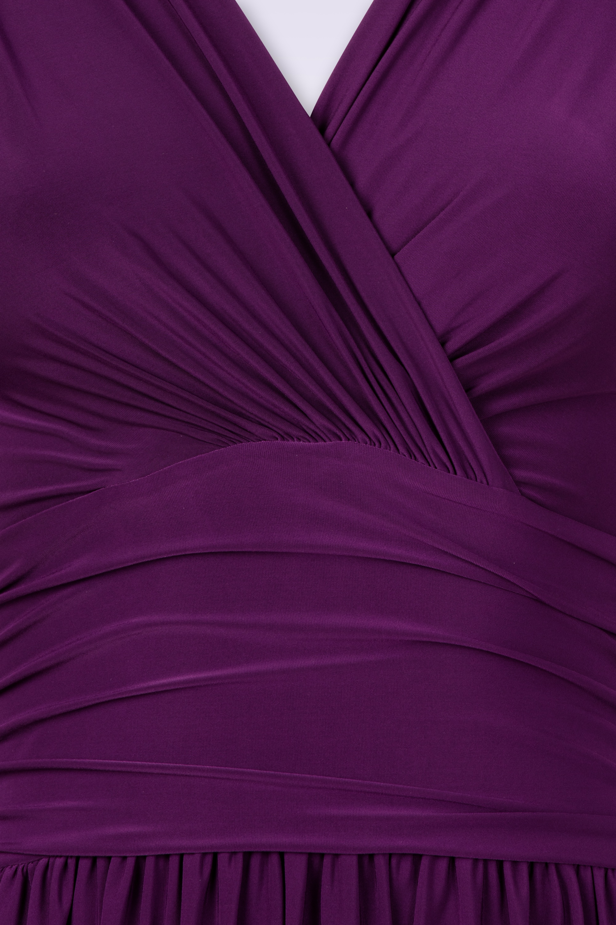 Vintage Chic for Topvintage - Sadie Slinky Swingkleid in Aubergine 2