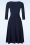 Vintage Chic for Topvintage - Aria Swing Dress in Navy 3