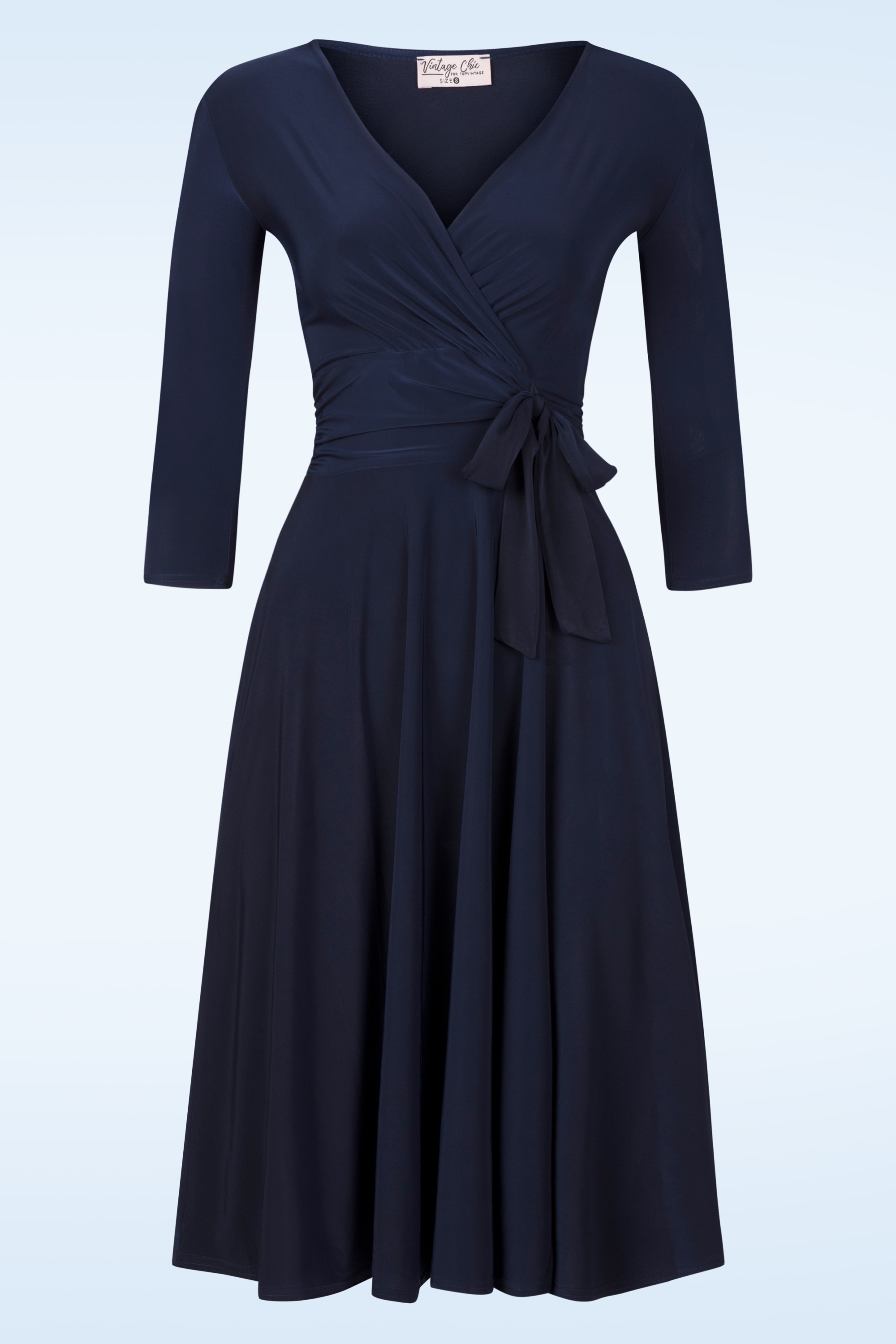 Vintage Chic for Topvintage - Aria Swing Dress in Navy