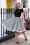 Glamour Bunny - The Brigitte Gingham Swing Dress in Black and White