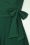 Vintage Chic for Topvintage - Irene Cross Over swing jurk in bosgroen 2