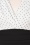 Vintage Chic for Topvintage - Nehla pencil jurk in zwart en wit 2