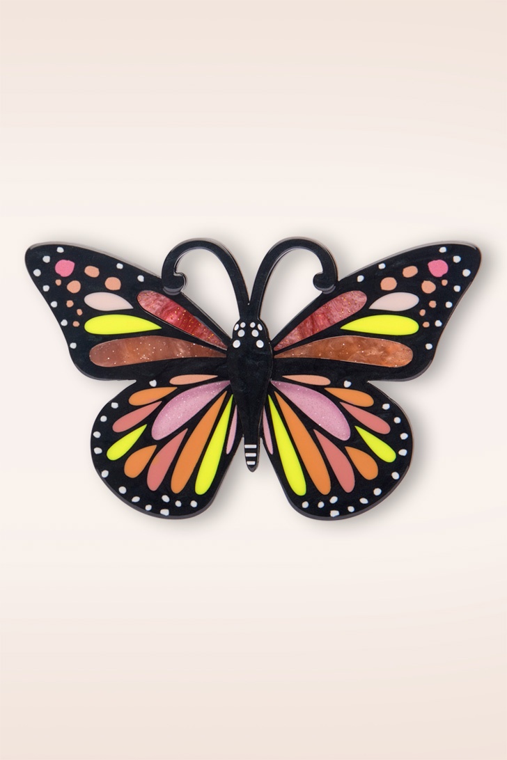 Erstwilder - The Magnificent Monarch Butterfly broche