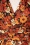 Vintage Chic for Topvintage - Savannah Floral Jumpsuit in Dunkelorange 2