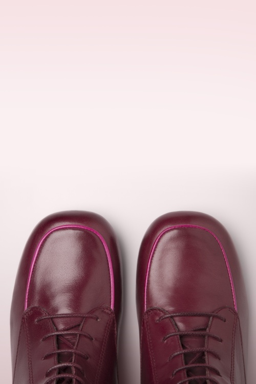 Miz Mooz - Syracuse-Stiefeletten in Weinrot 2