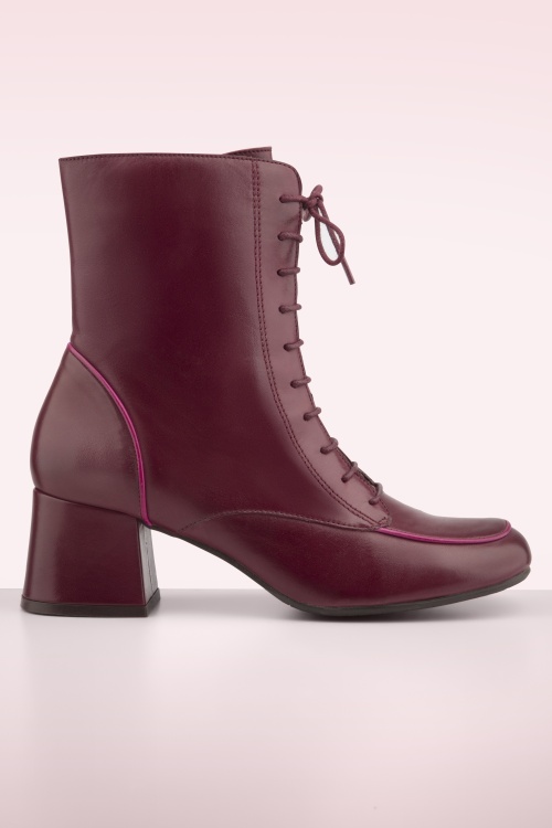 Miz Mooz - Syracuse-Stiefeletten in Weinrot