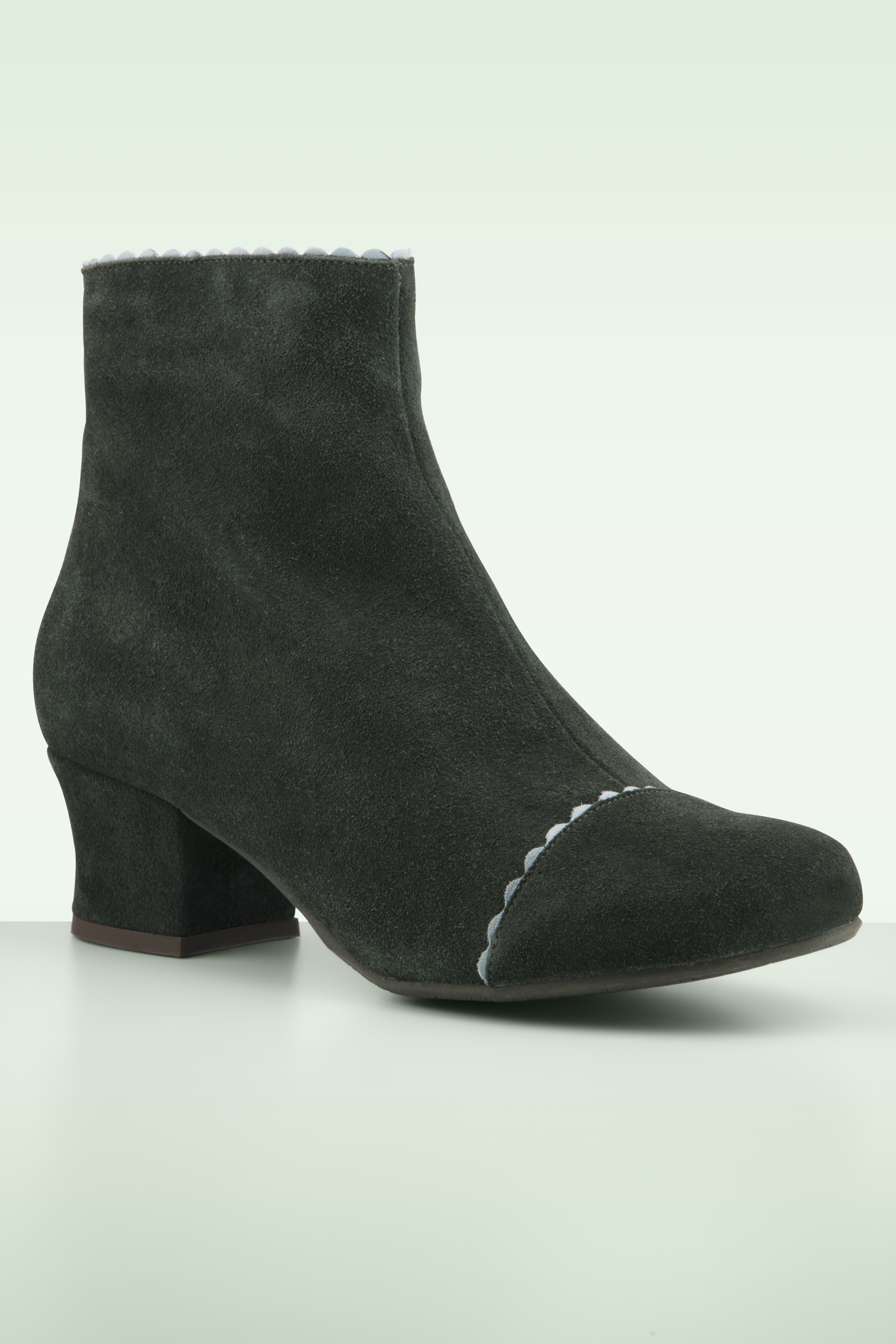 Miz Mooz - Fairbanks Wildleder Stiefeletten in Waldgrün. 3