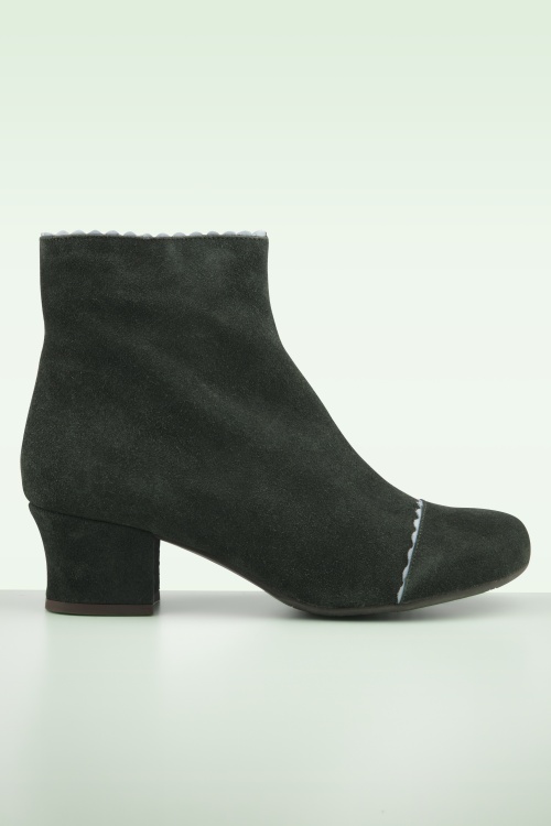 Miz Mooz - Fairbanks Wildleder Stiefeletten in Waldgrün.