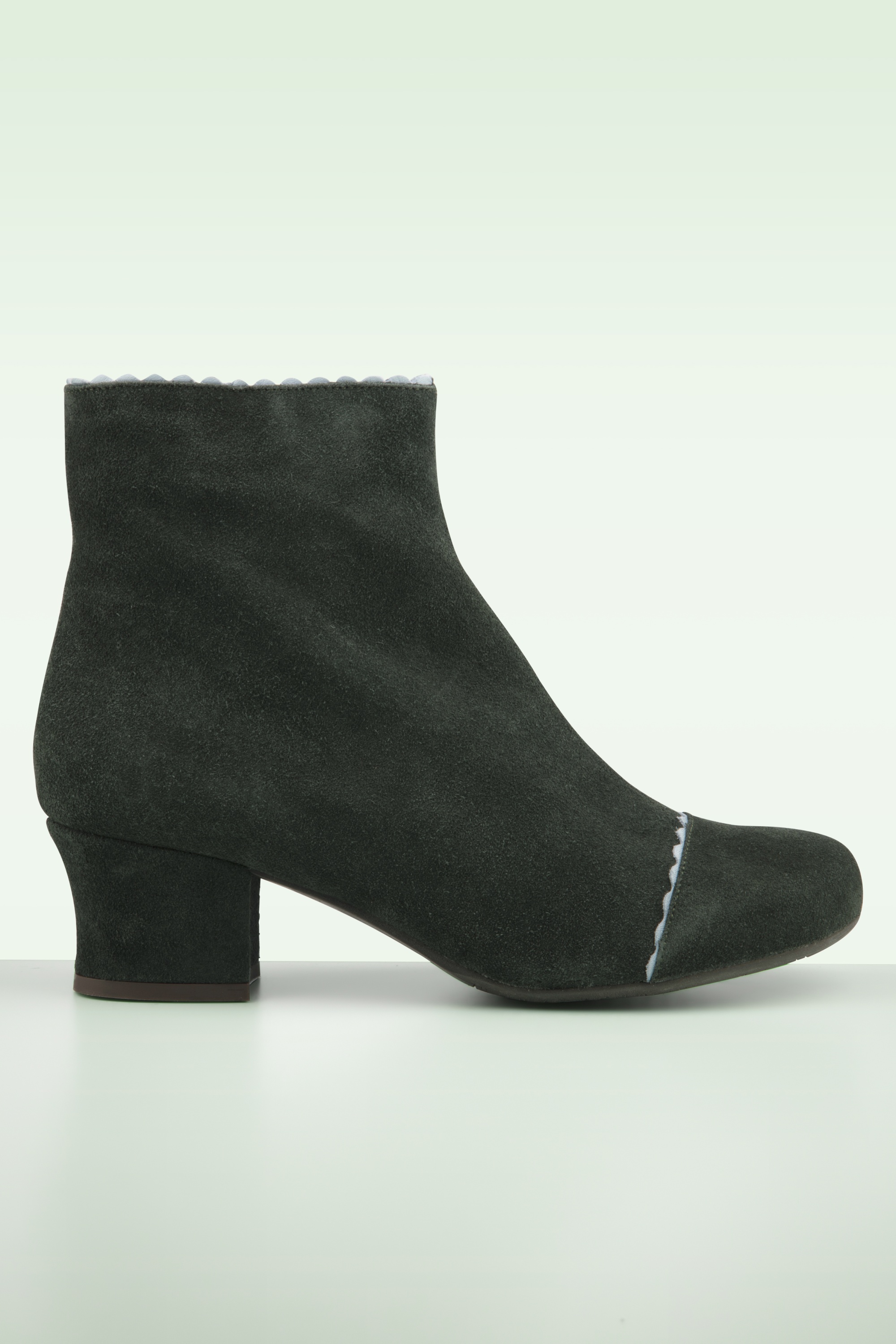 Miz Mooz - Fairbanks Wildleder Stiefeletten in Waldgrün.