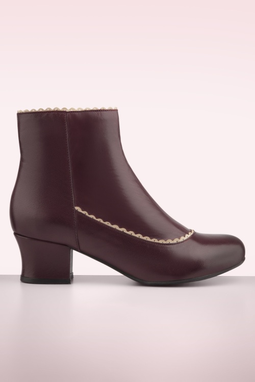 Miz Mooz - Finnie Stiefeletten in Weinrot.