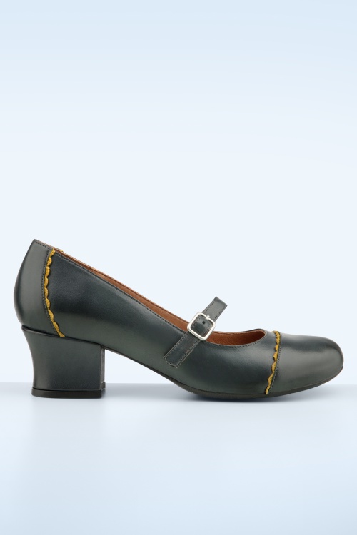Miz Mooz - Florence pumps in donker oceaanblauw