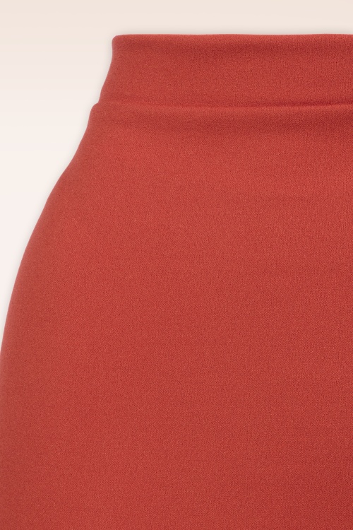 Vintage Chic for Topvintage - Bella midi rok in roestoranje 2