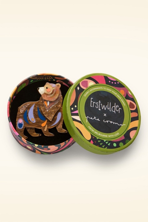 Erstwilder - The Brawny Brown Bear Brooch 2