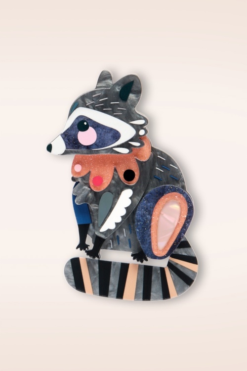 Erstwilder - The Resourceful Raccoon Brosche