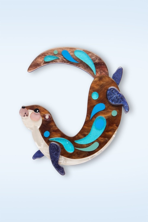 Erstwilder - The Outgoing Otter Brooch