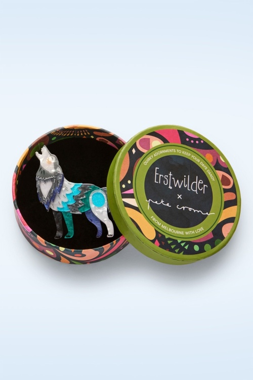 Erstwilder - Broche The Gallant Gray Wolf 2