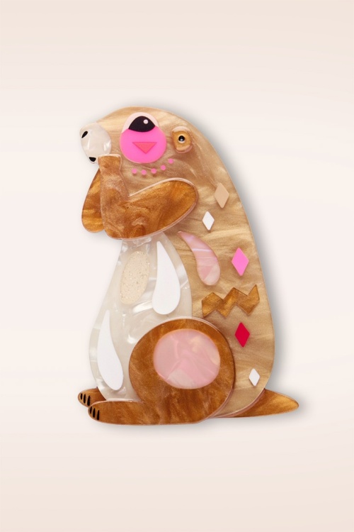 Erstwilder - The Prudent Prairie Dog Brosche