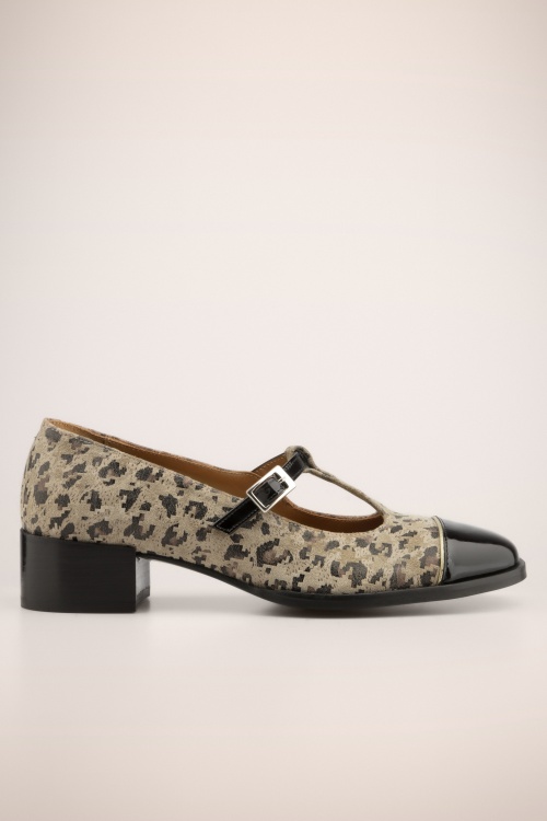 Nemonic - Colette Mary Jane Pumps in Schwarz und Braun