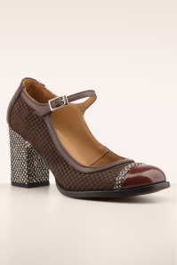 Nemonic - Juliet Mary Jane Pumps in Braun 3
