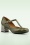 Nemonic - Adriana Bora T-Strap Pumps in Pino Grün 3