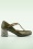 Nemonic - Adriana Bora T-Strap Pumps in Pino Grün