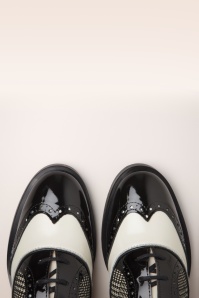 Nemonic - Harvard Shoes in Black and White 2