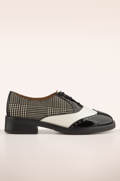 Nemonic - Harvard schoenen in zwart en wit