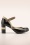 Nemonic - Frida Leather Mary Jane pumps in zwart
