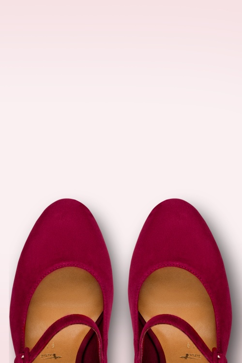 Tamaris - Susie pumps in merlot  2