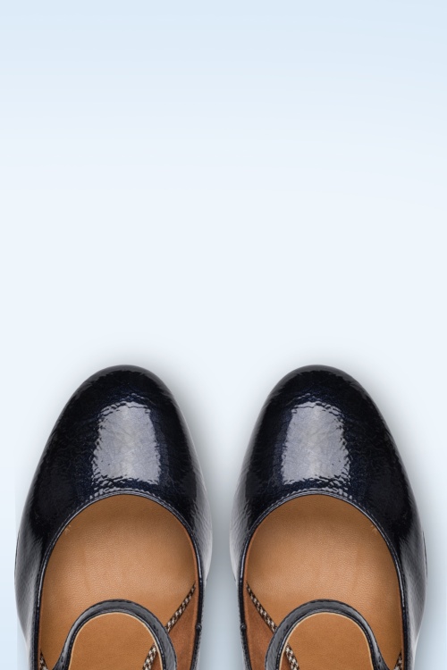 Tamaris - Maddy Patent pumps in donker navy 2