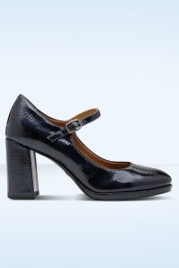 Tamaris - Maddy Patent pumps in donker navy