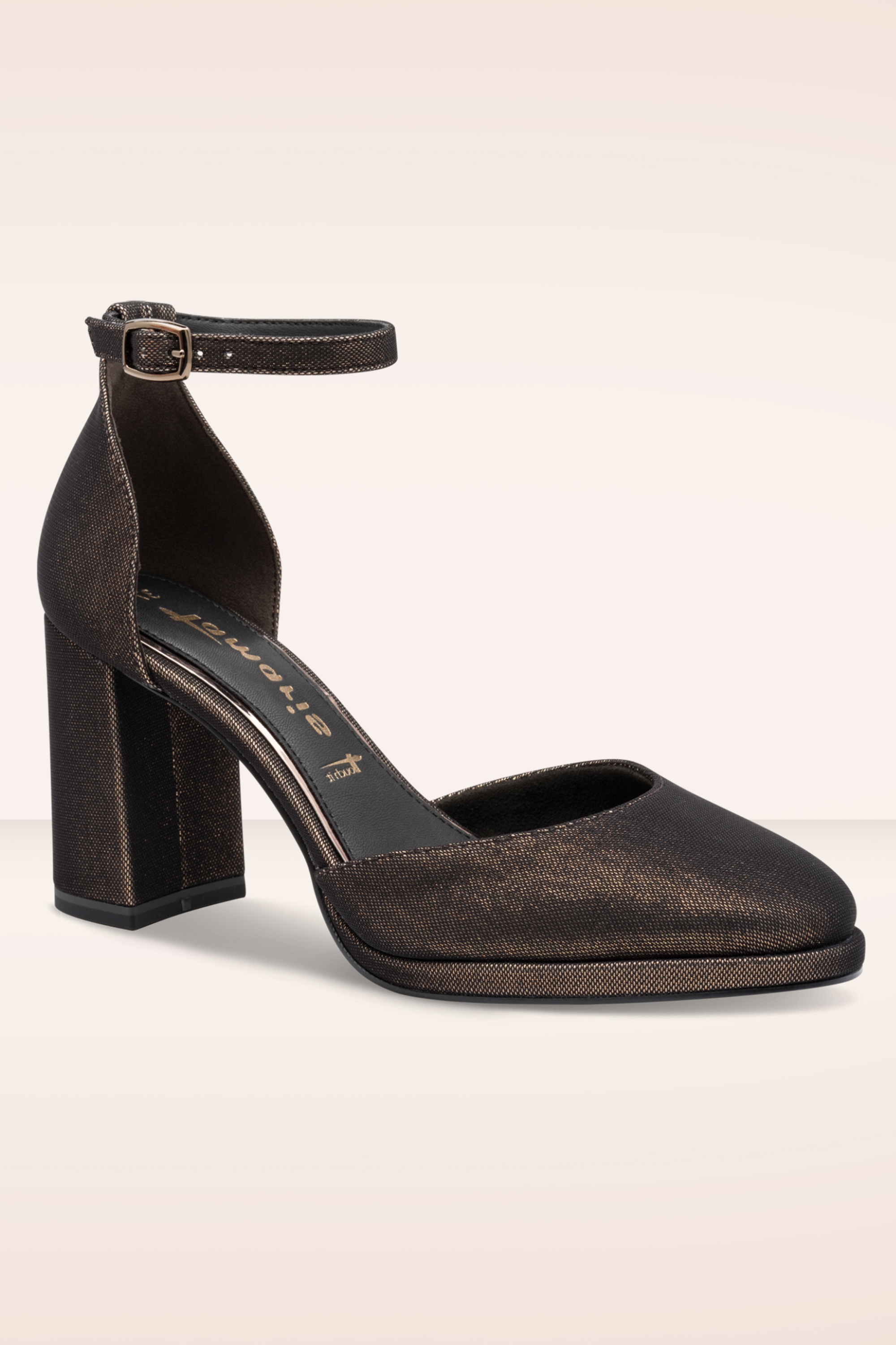 Tamaris - Glenda Glam Pumps in Copper 3